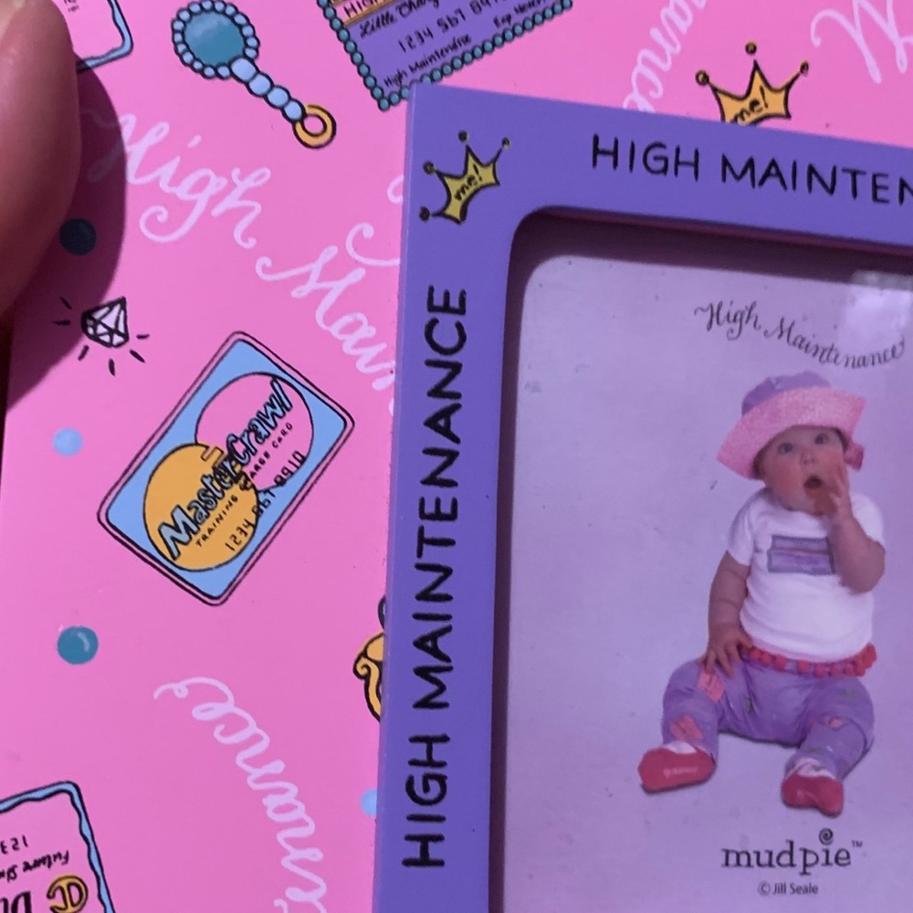 DONATED** Mud Pie High Maintenance Crown 👑 Frame - Picture 9 of 15